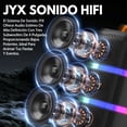 thumbnail image 3 of Bocina JYX Altavoz Bluetooth Portátil Inalámbrico con 2 Micrófonos y Luz Rgb para Fiestas Karaoke, 3 of 9