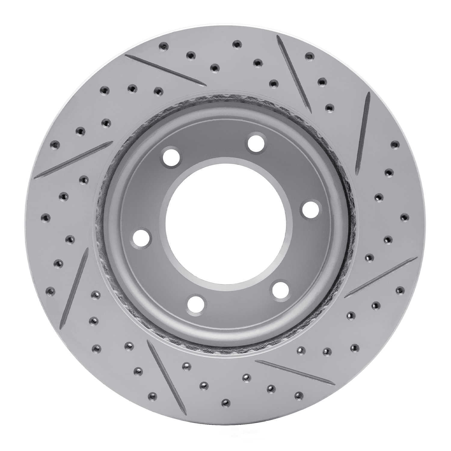 Dynamic Friction Company 830-54275L DFC Geoperformance Rotor - Drilled and Slotted
