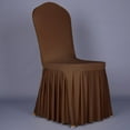 thumbnail image 2 of Fancy Stretchy Universal Easy Fitted Dining Chair Cover Slipcovers with Skirt, 2 of 4