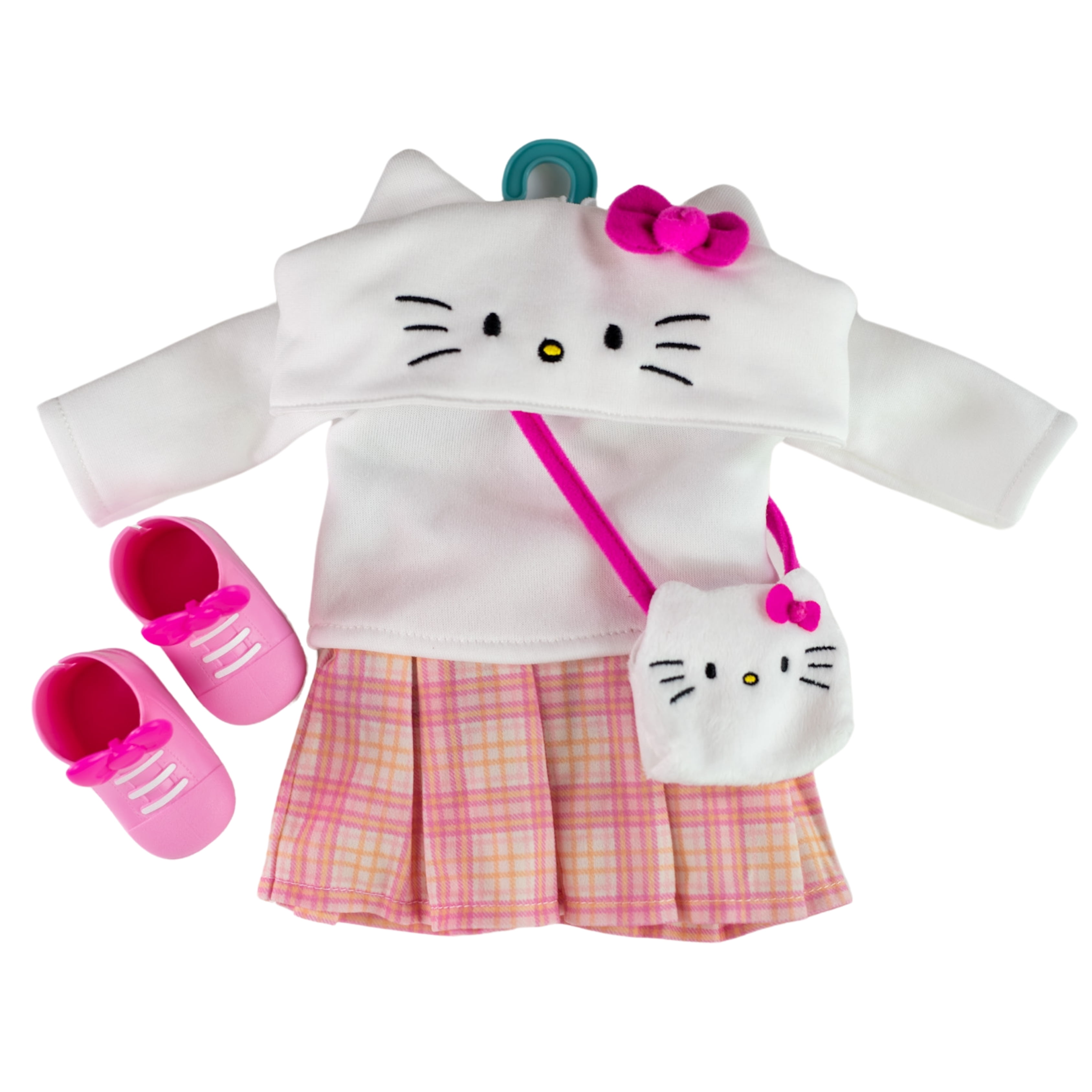 Barbie Hello Kitty My Melody Pink Top Pink Outline Skirt Walmart