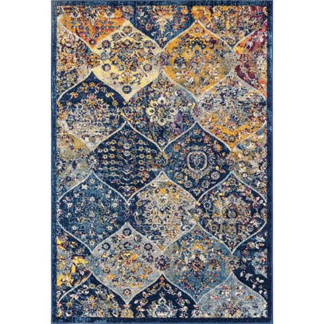 Amer Tapis MAN402606 2 Pi 6 Po x 6 Pi Manhattan 40 Tapis de Course à la Mode - Multi