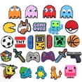 thumbnail image 2 of Juego de dibujos animados lindo jibbitz 1 zapato de bricolaje encanto bola de personajes accesorios de PVC para cocodrilos ojos zuecos divertidas zapatillas sandalias regalos infantiles Gao Jiahui unisex, 2 of 2