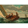 thumbnail image 3 of Homer, Winslow 14x11 Black Modern Framed Museum Art Print Titled - Breezing Up (A Fair Wind), 3 of 5