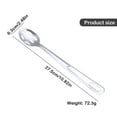 thumbnail image 3 of MOQIN Skimmer Slotted Spoon - 10.8 in Small Stainless Steel Pasta Spider Strainer Skimmer Ladle Spoon for Cooking and Frying - Metal Scoop Colander Strainer Spoon, 3 of 8