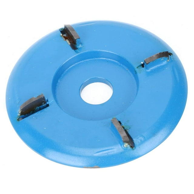 Wood Carving Disc Wood Tray Milling Cutter Angle Grinder Accessories Disc Grinder Carbide Tungsten Steel Disc Wood Carving Disc Carbide Tungsten Steel 4 Teeth Woodworking Tool 90mm