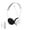 White_Double plug, variant on Adjustable Headband Noise Reductions Headsets For Gaming And Office Use