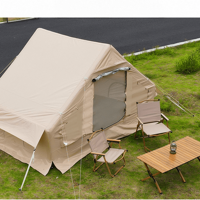 Automatic Inflatable Camping Tent - Waterproof Sun-Resistant Oversized Space for Family Outdoor Picnics & Camping Trips