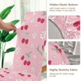 thumbnail image 5 of Yayeee 2 Pack Dining Chair Covers Stretch Parson Chairs Slipcovers Seat Protector, Pink Cute Cherry Pattern, 5 of 6