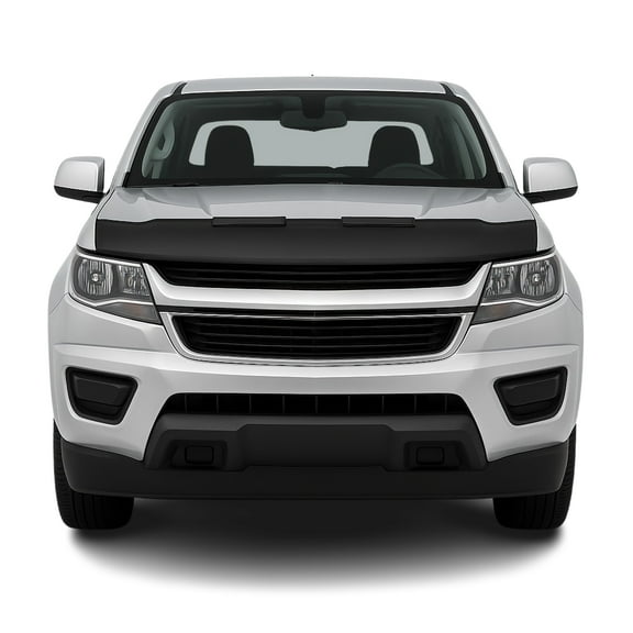 OMAC Car Bonnet Mask Hood Bra for GMC Canyon CrewCab 2015-2022 Black 1 Pc