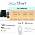 thumbnail image 3 of Bcfgryg Drawstring Casual With Pockets Solid Waist Sports Shorts Color Men Mid Men's Casual Shorts Men's Cargo Shorts With Pockets White M, 3 of 4