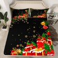 thumbnail image 2 of Feelyou Happy New Year Full Size Sheets for Kids, Christmas Gifts Bed Sheets, Red Green Buffalo Sheet Sets, Ultra Soft Home Decor, 4-Piece, 2 of 7