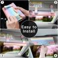 thumbnail image 4 of OTOSTAR Mask Holder for Car, Polyester Car Visor Tissue Box Holder, Auto Napkin Box Holder Backseat Paper Towel Box (Rainbow), 4 of 7