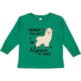 thumbnail image 3 of Inktastic Nonna's You Say Alpaca My Bags Boys or Girls Long Sleeve Toddler T-Shirt, 3 of 5