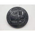 thumbnail image 1 of Black Amg Badge Emblem Sticker Bonnet Affalterbach Logo Emblem Fits Mercedes 65mm Apple Tree, 1 of 2