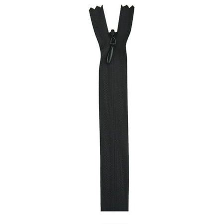 Coats & Clark Polyester 14" All Purpose Black Zipper, 1 Each