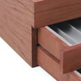 thumbnail image 2 of 34 Slots Wooden Pen Display Box 34 Pens Storage Fountain Pen Collector Case with Clear Window Large Organizer Box Rosewood Storage Collection with Drawer Gifts for Man Father Boyfriend Husband, 2 of 5