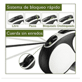thumbnail image 4 of Correa Retractil Perro Gato Mascota Segura Con Dispensador Xtellar Azul, 4 of 4