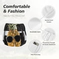 thumbnail image 6 of Lsque Pineapple With Black Glasses Printed Women's Running Shorts with Liner Pockets,Elastic Quick Dry Workout Athletic Gym Yoga Shorts,Womens High Waist Shorts-Small, 6 of 9