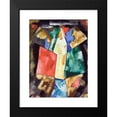 thumbnail image 2 of Marsden Hartley 15x18 Black Modern Framed Museum Art Print Titled - Abstraction, Blue, Yellow and Green (circa 1913), 2 of 5