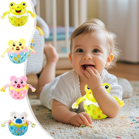 FastXmas Baby Rattles Toy Set, Baby Toys 0-6 Months Infant Toys 6-12 Months Teethers for Babies 3-6 Months Basket Stuffers Gifts, Sensory Teething Toys 0 1 2 3 4 5 6 Month Newborn Boy Girl