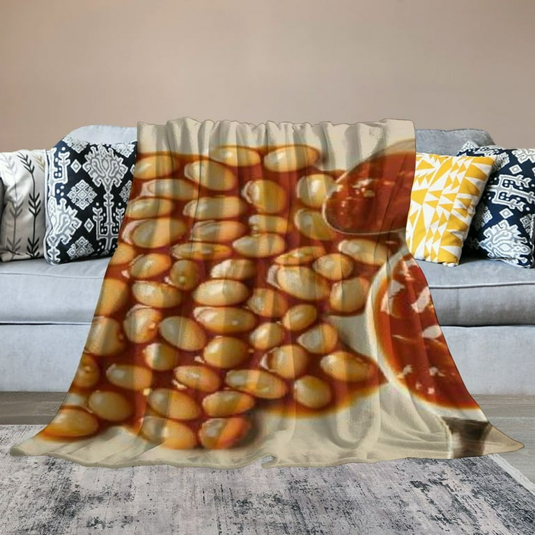 Baked Beans Beans Blanket Creowell Baked Beans Blanket Throw Super