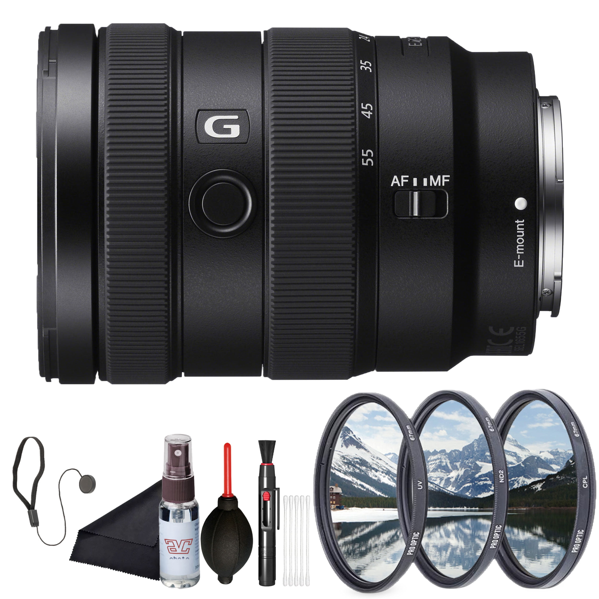 Sony, FE 24-70mm F2.8 GM II Lens, 24-70mm F2.8, Black - Walmart.com