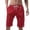 Red, variant on ibiyuan Athletic Work Short Pants Men Shorts Gym Shorts Chinos Short Loose-Fit Stretch Elastic Waist Sweat Shorts Men Drawstring Straight-Fit Biker Shorts Women Summer Beach Shorts