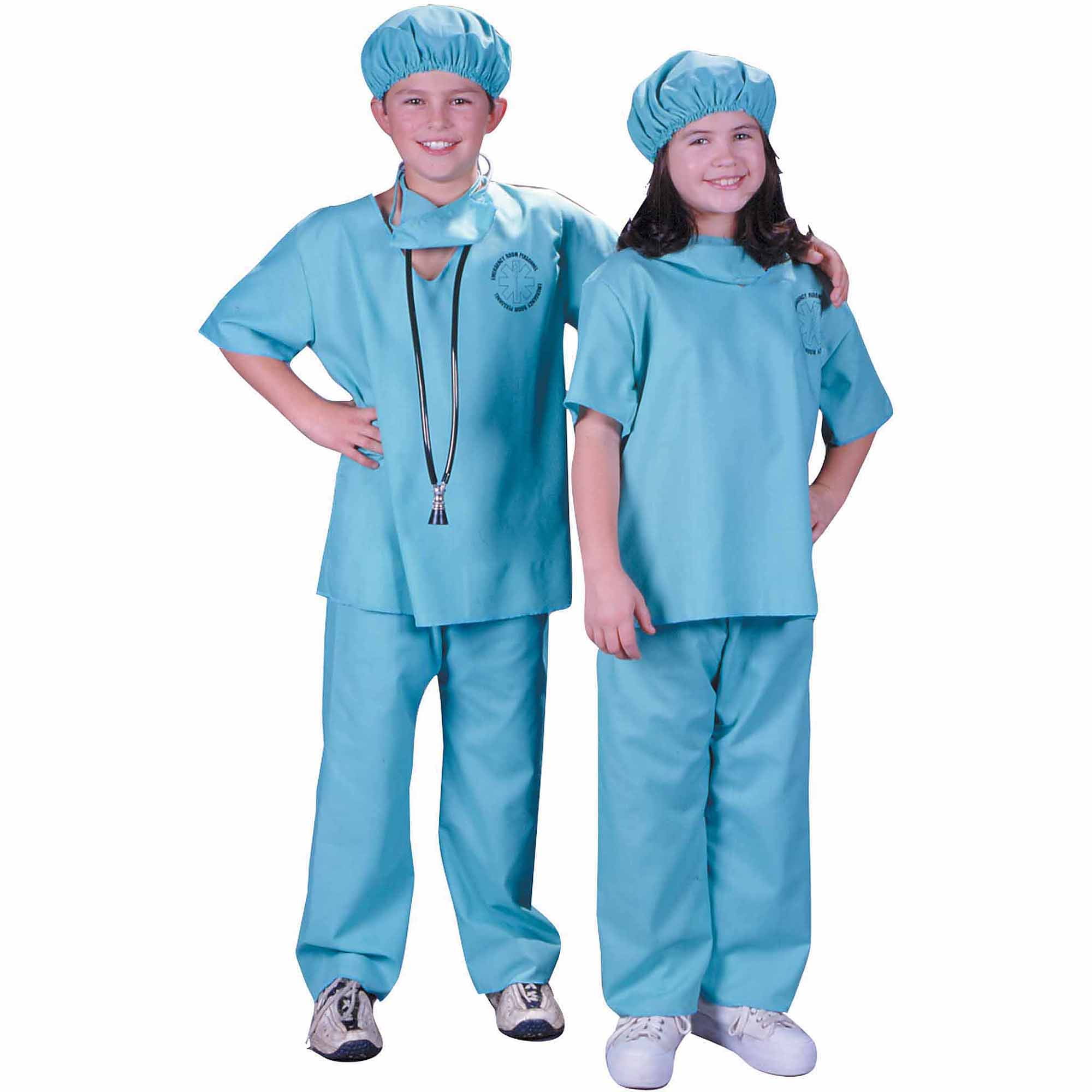 Child Nurse Doctor Girls Hospital Vet Costume Book Week Kids Fancy Dress Uniform 