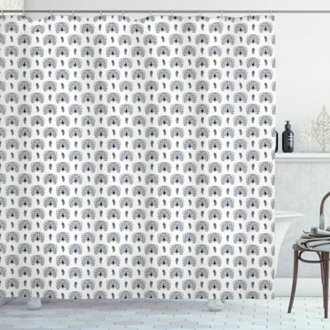 Ambesonne Peacock Shower Curtain, Boho Bird Pattern, 69"Wx75"L, Indigo Multicolor