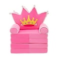 thumbnail image 1 of Kids Foldable Sofa Chair Three Floors Foldable Kids Sofa Armchair for Home pink, 1 of 9