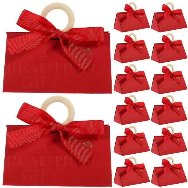 20Pcs Wedding Design Candy Box Suitable For Jewelry And Cosmetics Gifts During Special Occasions With Safe Paperboard Material