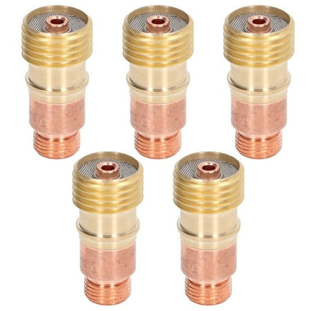

Gas Len Connector Gas Lens Collet Body Brass Copper Standard Size For WP-17 18 26 TIG Welding Torch