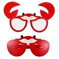 thumbnail image 1 of Gafas con forma de cangrejo, accesorios de fotografía, novedad, fiestas hawaianas, 2 uds., 1 of 7
