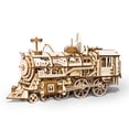 thumbnail image 1 of Casse-Tête en Bois 3D Modèle de Locomotive Autotracté, 1 of 1