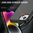 thumbnail image 5 of Allytechgroup Carbon Fiber Case for iPhone 15, Slim Lightweight Magnetic Back Cover Support Wireless Charging Non-Slip Shockproof Anti-Scratch for iPhone 15 Women Men, Black, 5 of 9