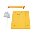 thumbnail image 2 of Almencla Aluminum Alloy Table Saw Panel Mini DIY for Woodworking Benches Carpentry Golden, 2 of 8