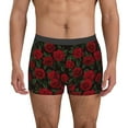 thumbnail image 4 of Wukai Rose Print Men’s Underwear Breathable Boxer Briefs,&nbsp;Moisture Wicking & Breathable-Large, 4 of 7