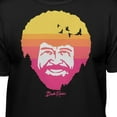 thumbnail image 2 of Teelocity Bob Ross Sunset Fill Black Short Sleeve Graphic Tee, 2 of 4