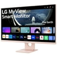 thumbnail image 6 of LG 27" Monitor Full HD IPS MyView Smart Monitor with webOS and Built-in Speakers, Pink, 27SR50F-P, 6 of 10