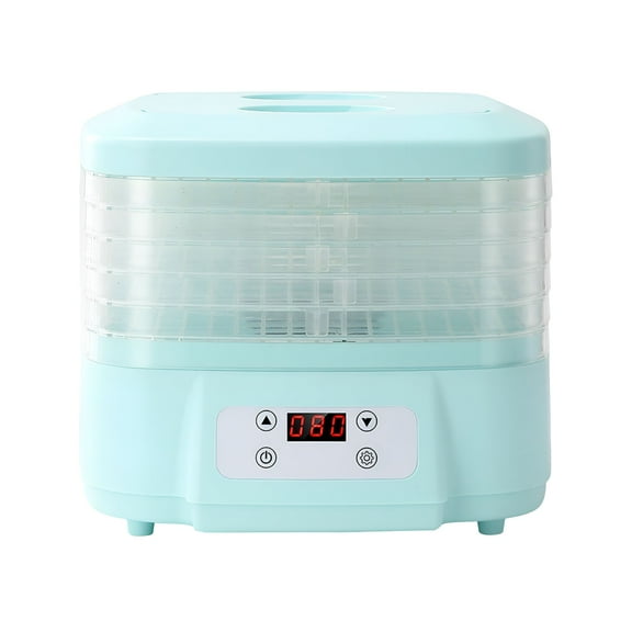HIBIBUD Freeze dried candy machine,For Home Candy Snacks Airflow Food Dehydrator Machine With 6 Trays Jerky Dryer With Digital Adjustable Timer Temperature,Suitable For Beef Fruits Meat Vegetables