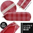 thumbnail image 3 of Unique Bargains Pencil Case Portable Stationery Bag Zipper Storage Bag Red, 3 of 6