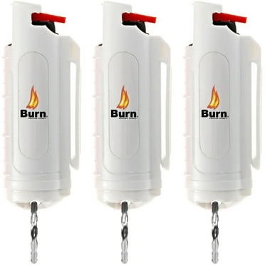 BURN Pepper Spray 1/2oz White 3 Pack