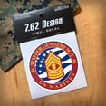 thumbnail image 2 of 7.62 Design E-9 Master Gunnery Sergeant 3.5" U.S. Marine Corps Rank Decal, 2 of 2