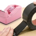 thumbnail image 3 of HLONK Pink Plastic Space Save Tape Dispenser Holder Macaron Color Small Creative Desktop Office Machine Packaging Cutter (cherry Blossom Pink), 3 of 6