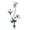 7FT, variant on QinaQin 5FT Artificial Magnolia tree with multiple stem s shape, durable plastic artificial plant, interior decoration for living room bedroom office office and events, maintenance-free