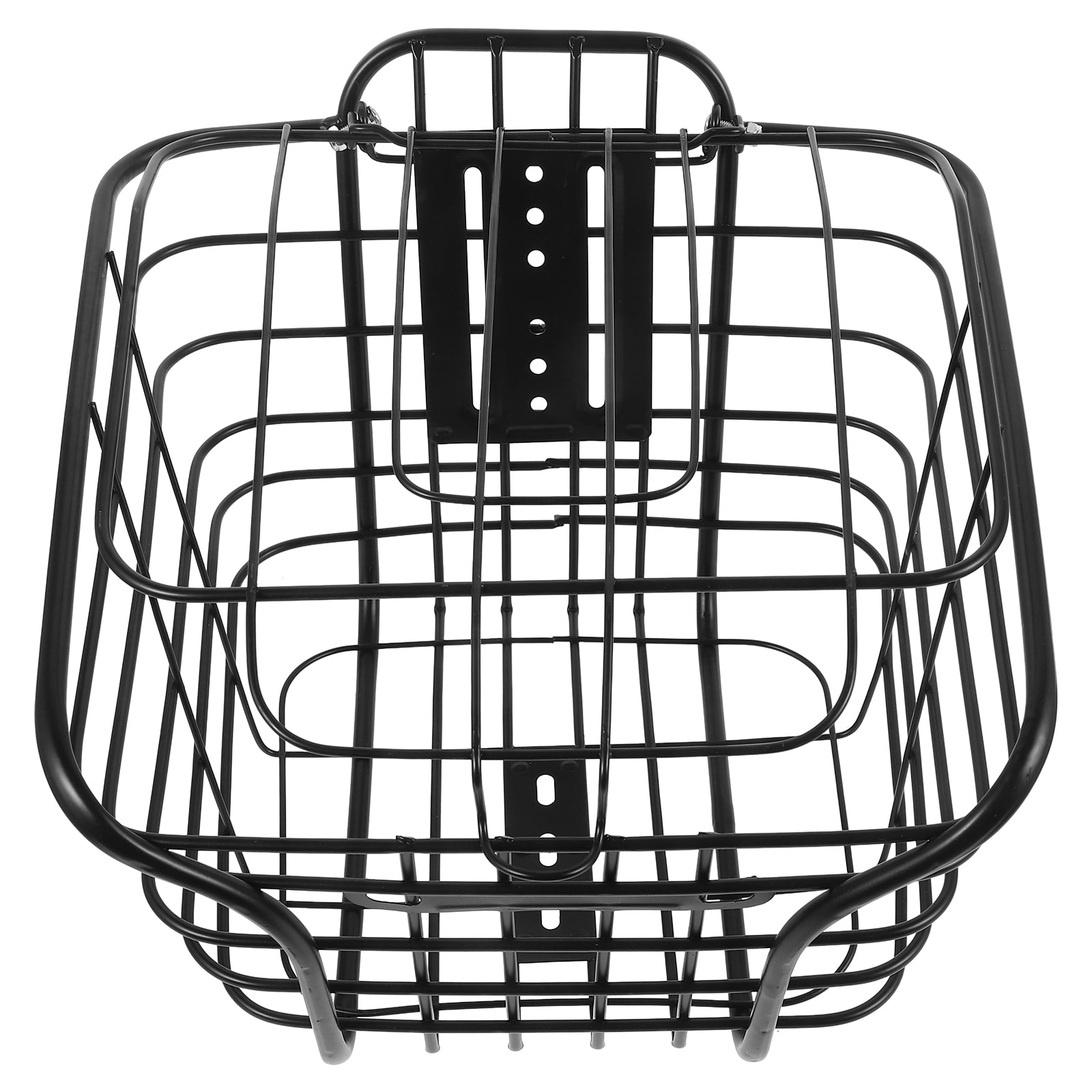 Hemoton Folding Bike Frame Basket, Balance Bike Tricycle Basket, Pet Carrying Carrier, Bike Cargo Rack for Camping, Bike Handlebar Front Basket