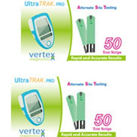Vertex UltraTRAK Glucose Test Strips 100/bx