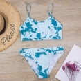 thumbnail image 4 of WOLLED Kids Girls Swimsuit Toddler Split Bathing Suit Quick Dry Beach Swimwear 7-14Y, 4 of 10