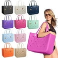 thumbnail image 3 of INGWHW X Large Waterproof Washable Tip Proof Durable Open Tote Bag for the Beach Boat Pool Sports, 3 of 6