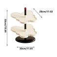 thumbnail image 3 of COM1950s Butterfly Design Detachable Shoe Rack,Narrow Compact Shoe Rack for Small Entryway,Easy Assembly Space Saving Shoe Organizer for Hallway,Closet,Bedroom,Rental Apartments and Dormitories, 3 of 7